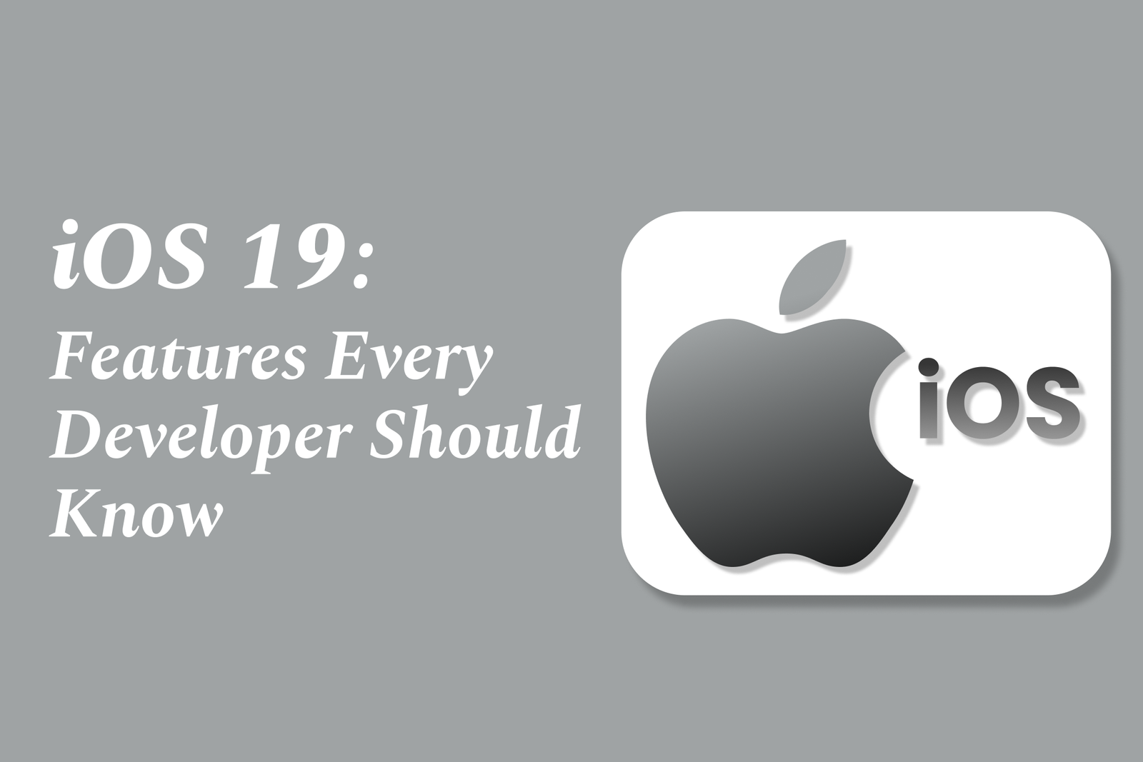 IOS Training