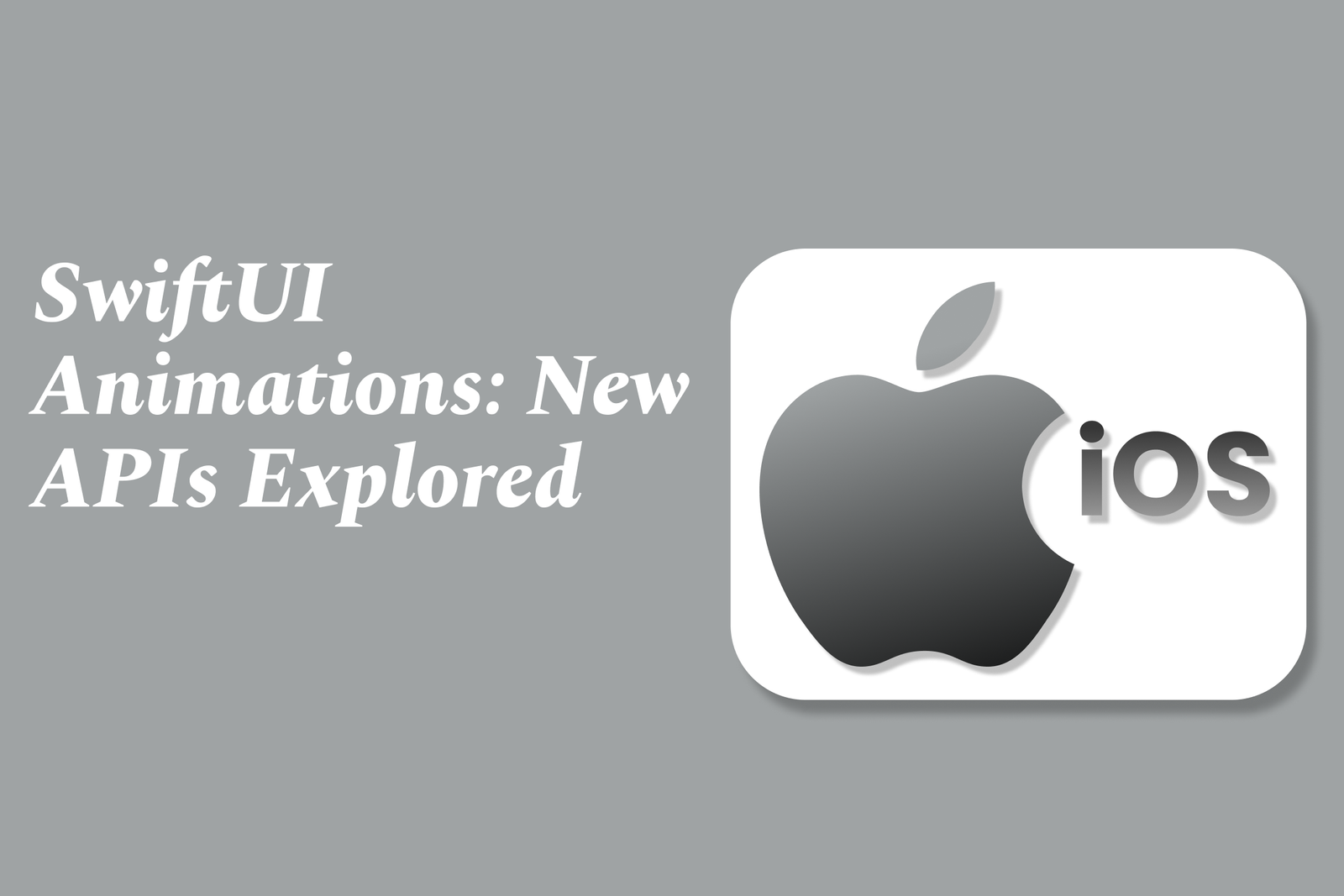 IOS Training