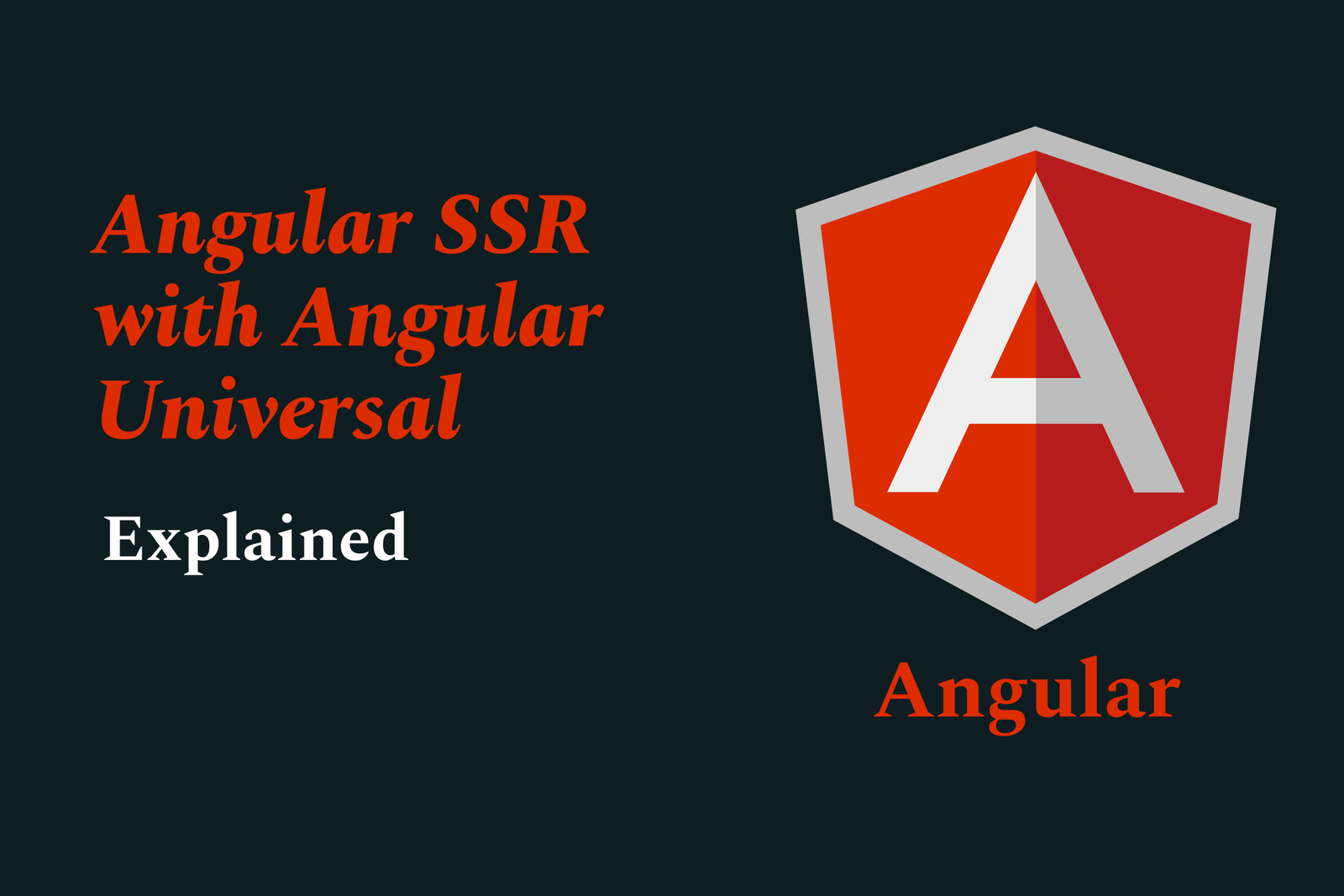 Angular Training